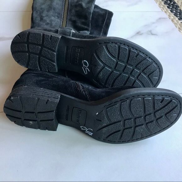 NWT Born Equestrian Poly Black Leather Riding Boot - Picture 4 of 6